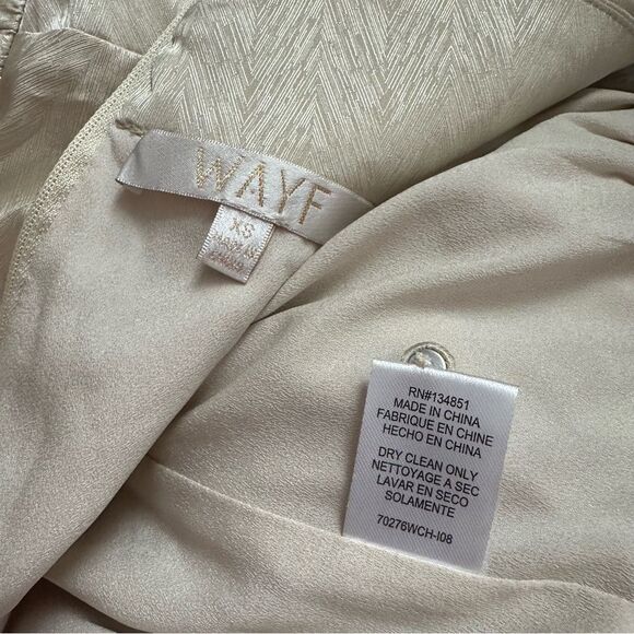 Wayf Cream High-Neck Blouse - Picture 4 of 4